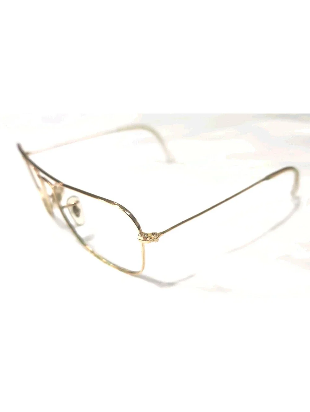 Ray Ban RB3136 Caravan 001 No Lenses Gold Metal Sunglasses Frame Only 55-15